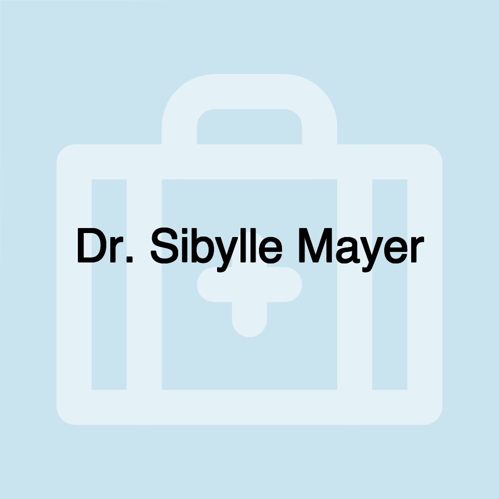 Dr. Sibylle Mayer