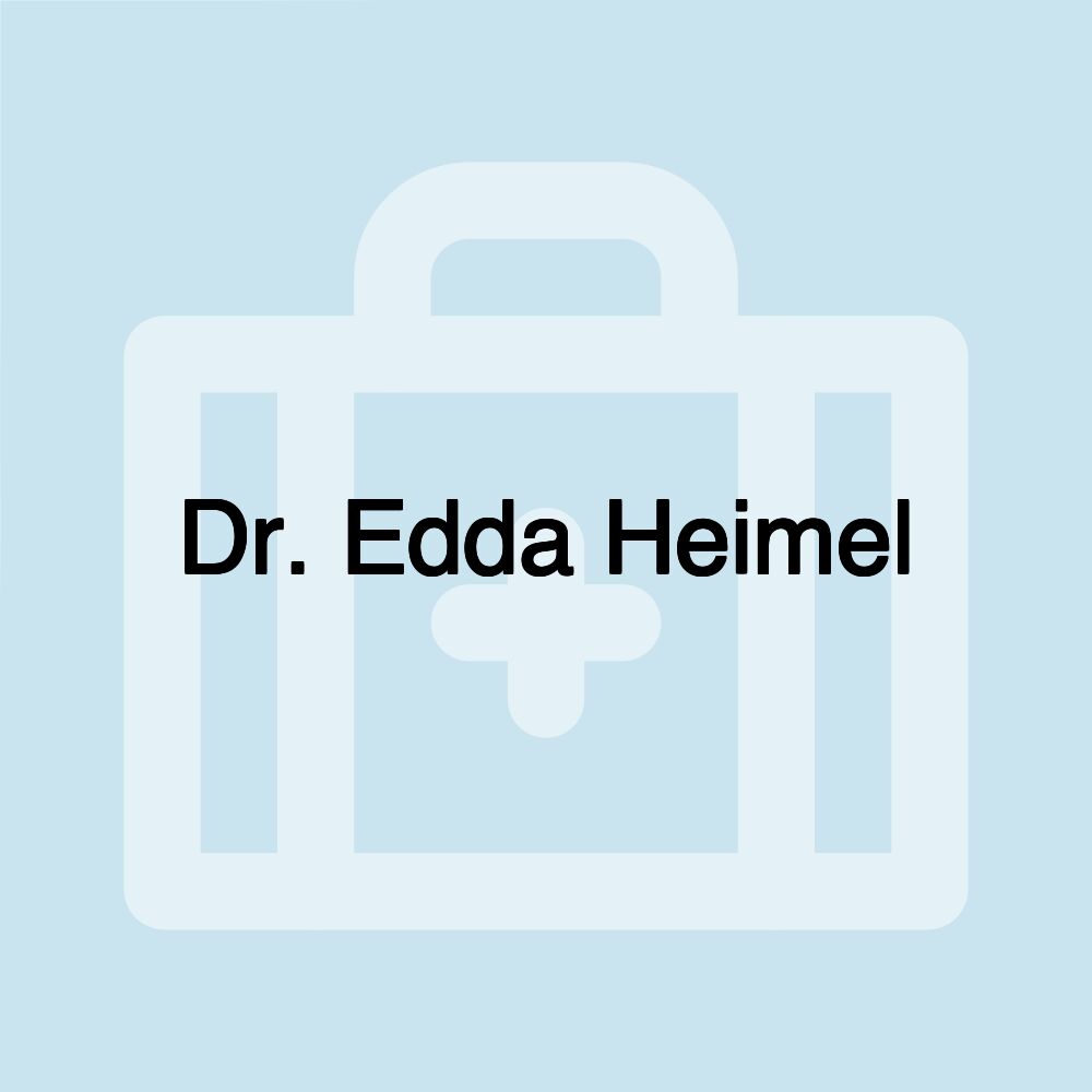 Dr. Edda Heimel