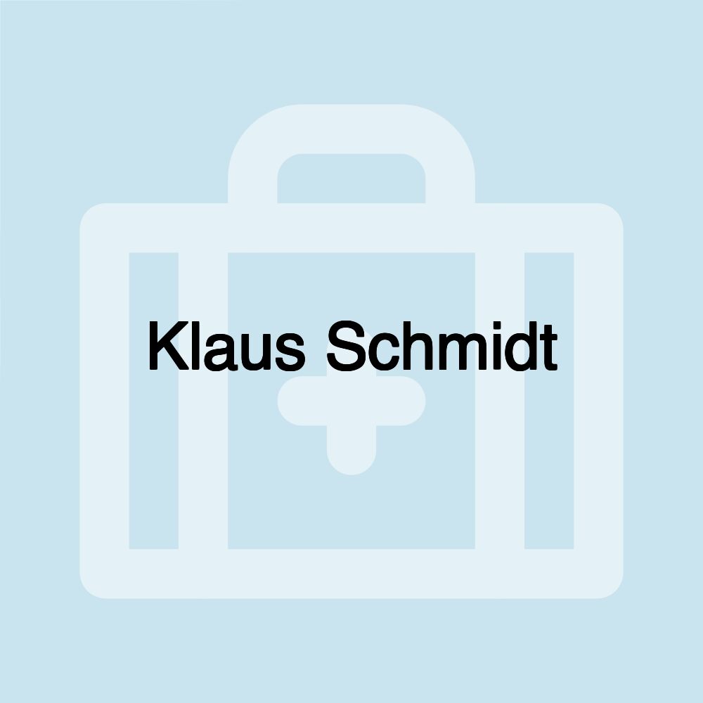 Klaus Schmidt