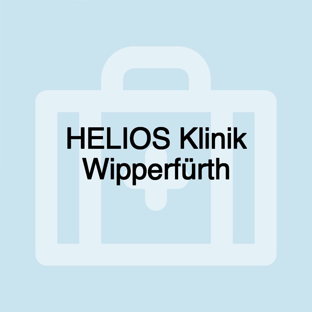 HELIOS Klinik Wipperfürth