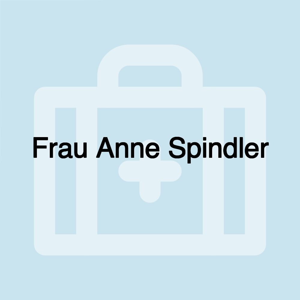 Frau Anne Spindler