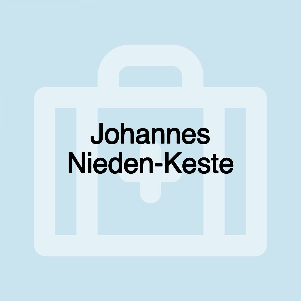 Johannes Nieden-Keste