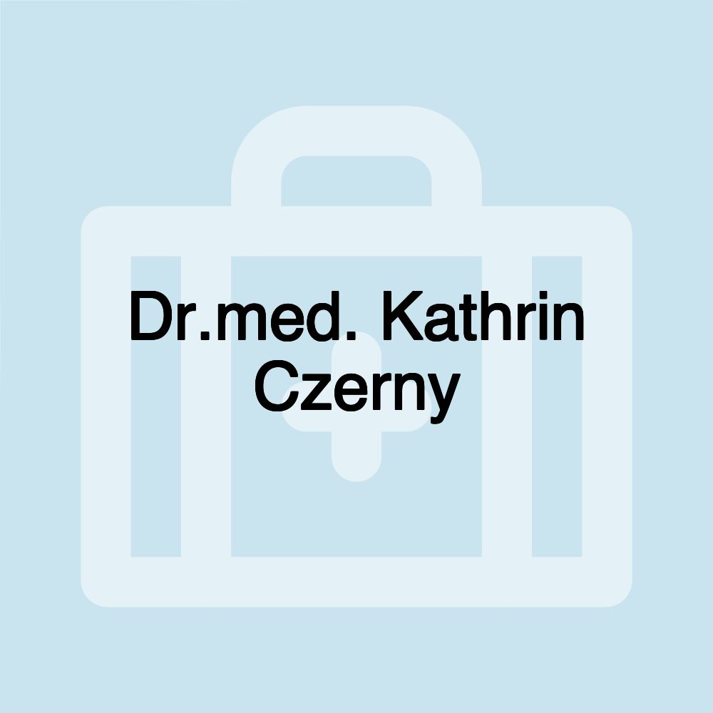 Dr.med. Kathrin Czerny