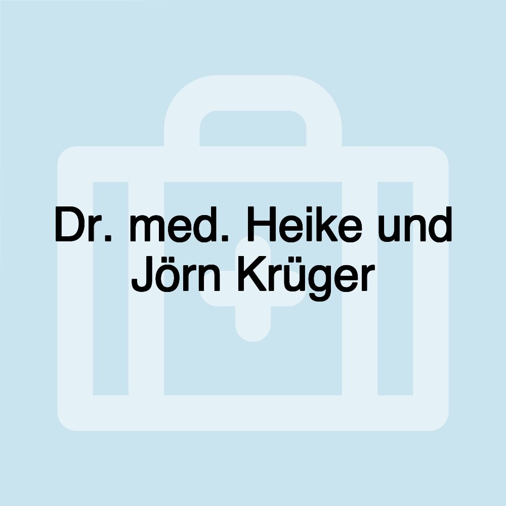 Dr. med. Heike und Jörn Krüger