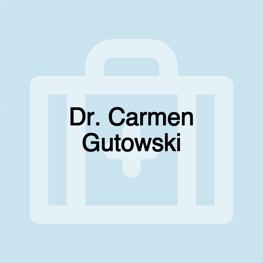 Dr. Carmen Gutowski