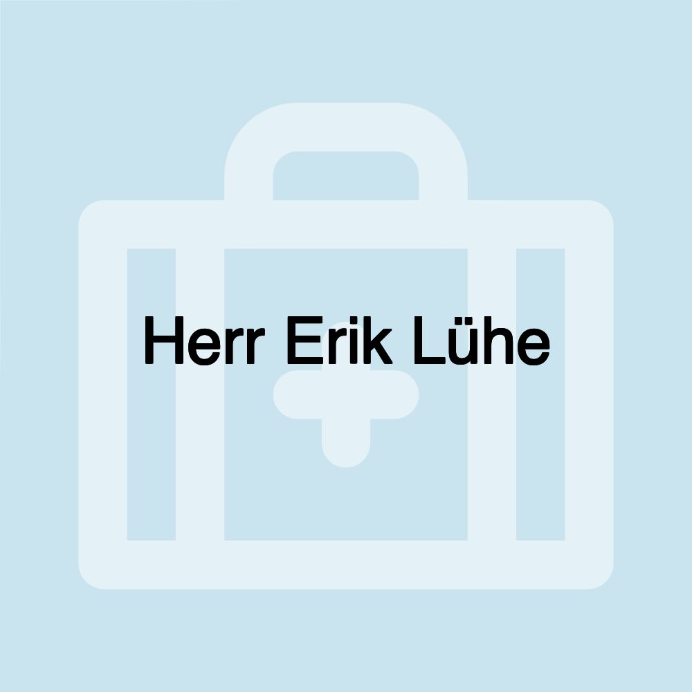 Herr Erik Lühe