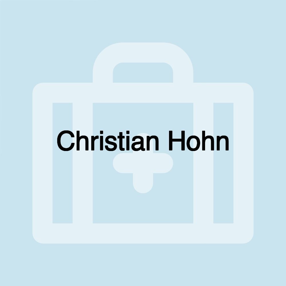 Christian Hohn