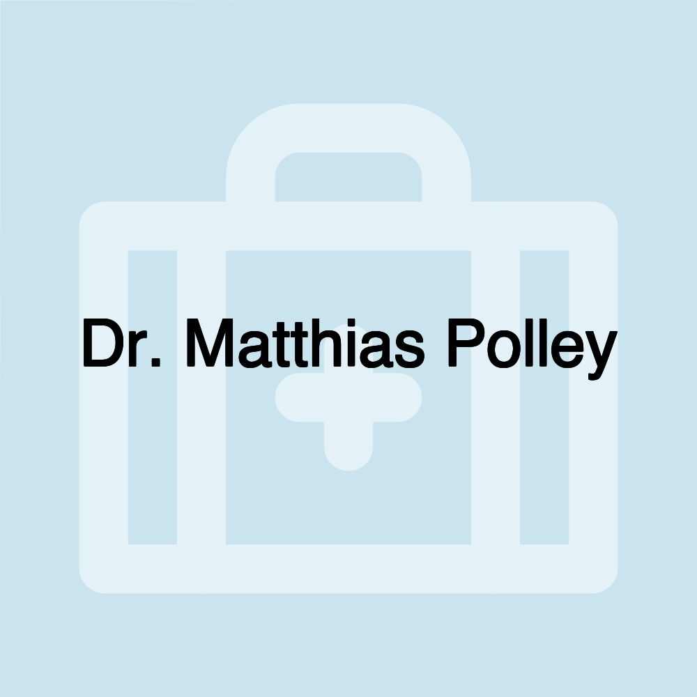 Dr. Matthias Polley