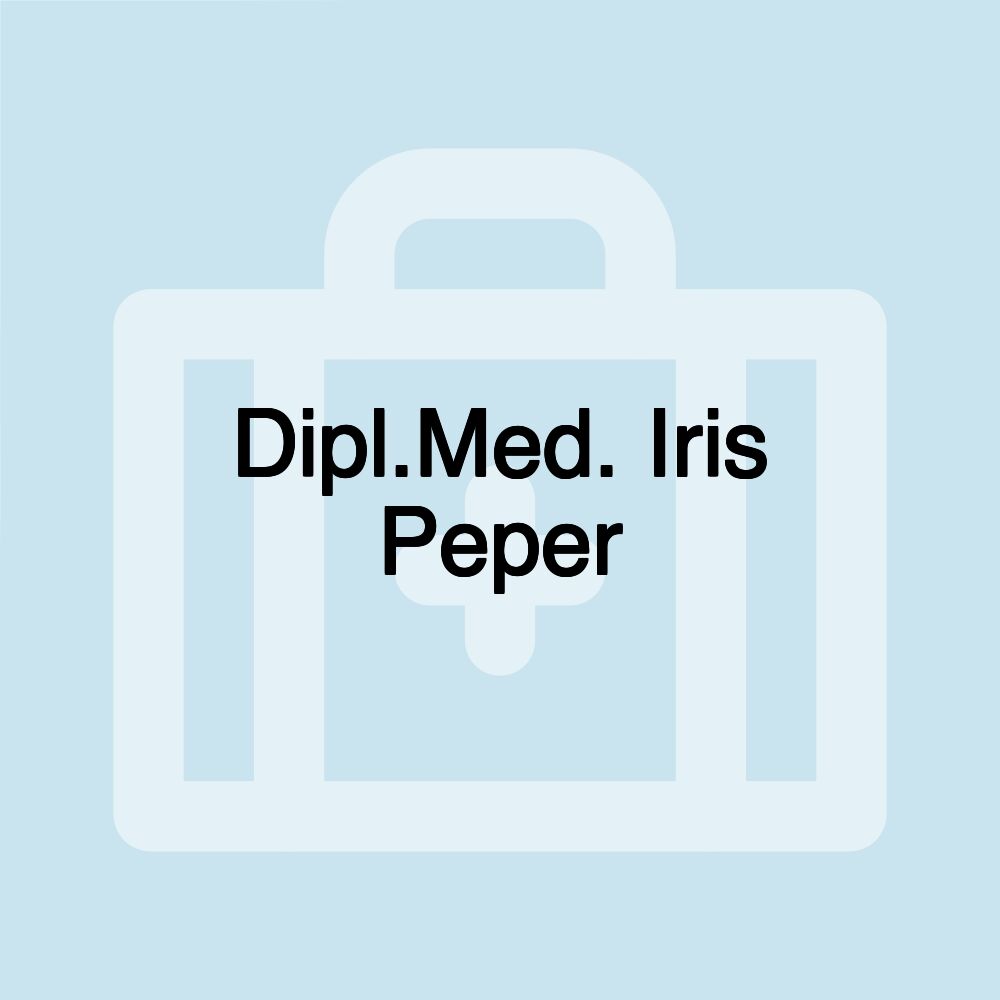 Dipl.Med. Iris Peper