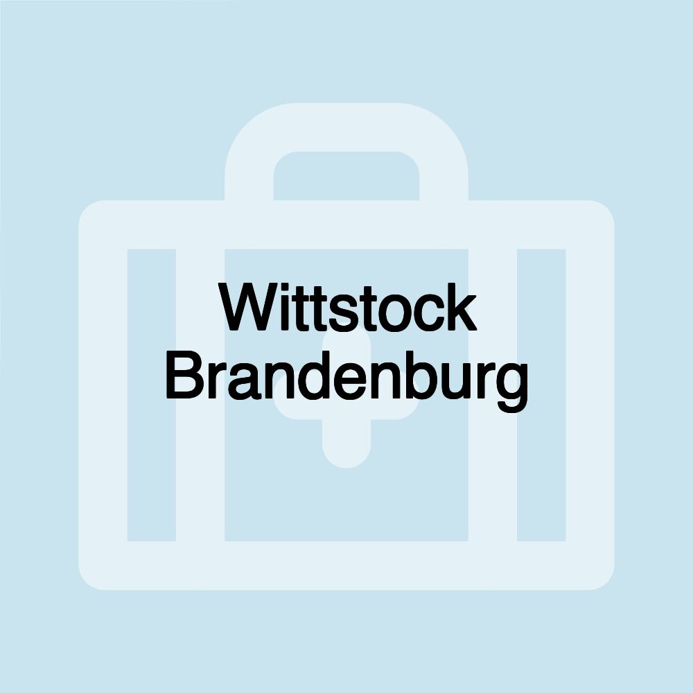 Wittstock Brandenburg