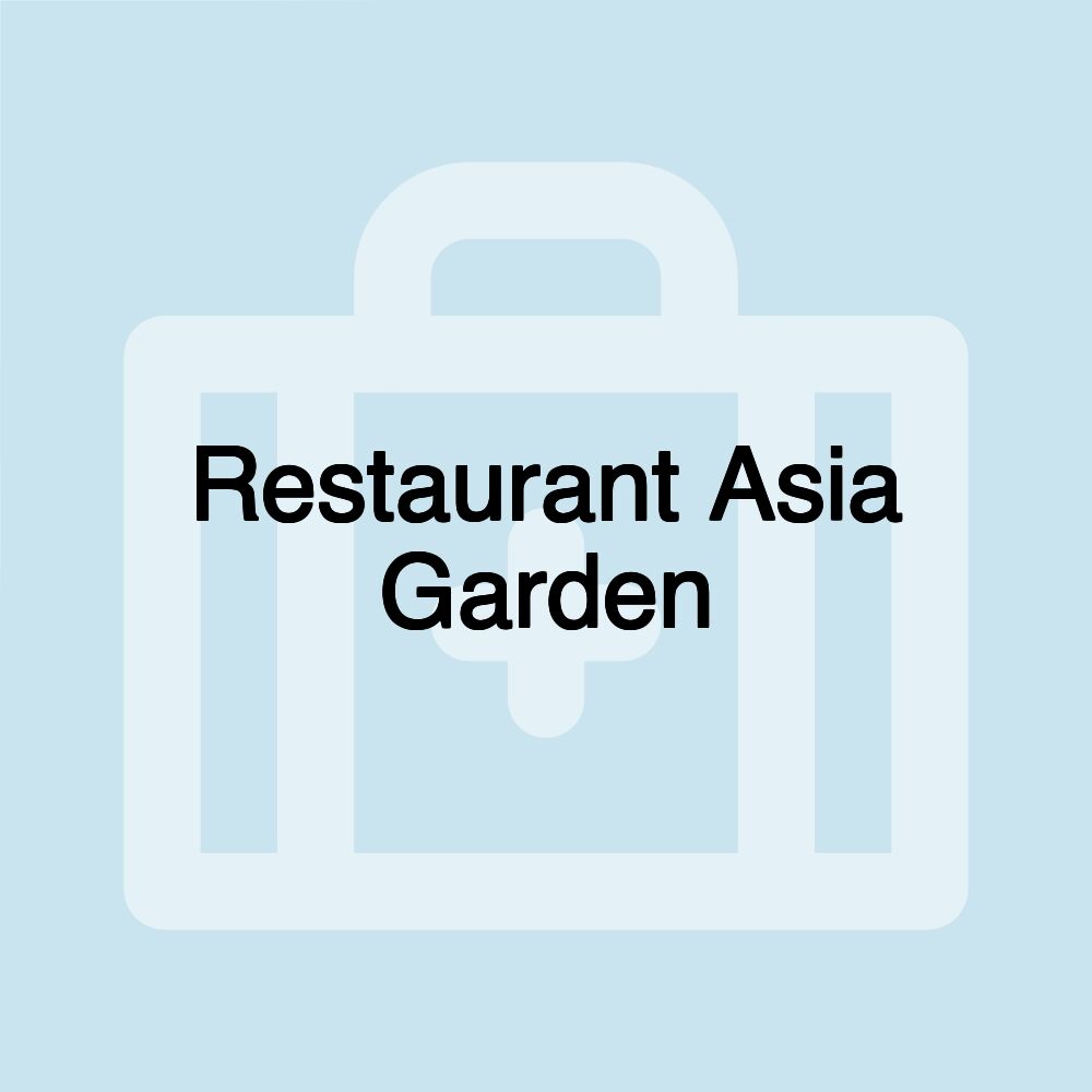 Restaurant Asia Garden