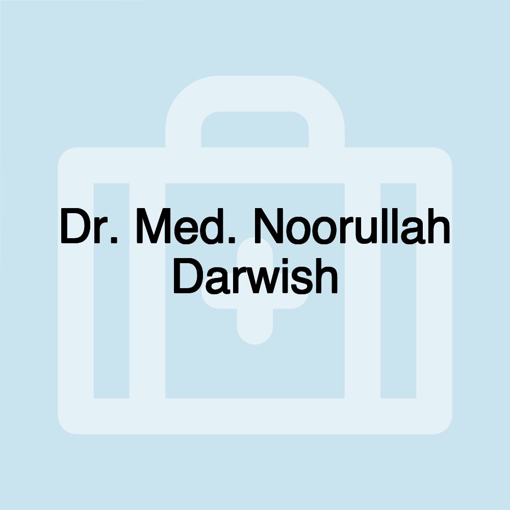 Dr. Med. Noorullah Darwish