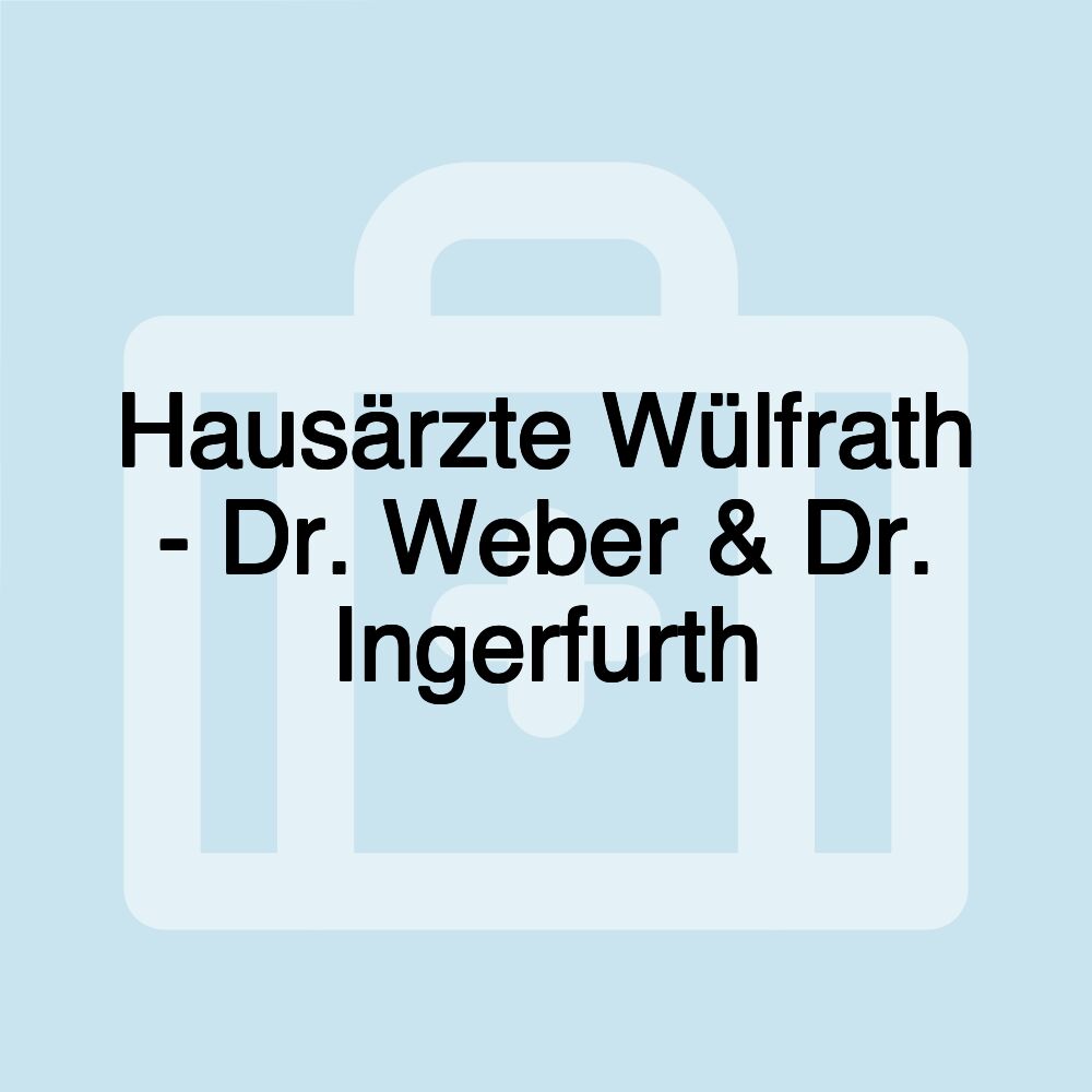 Hausärzte Wülfrath - Dr. Weber & Dr. Ingerfurth