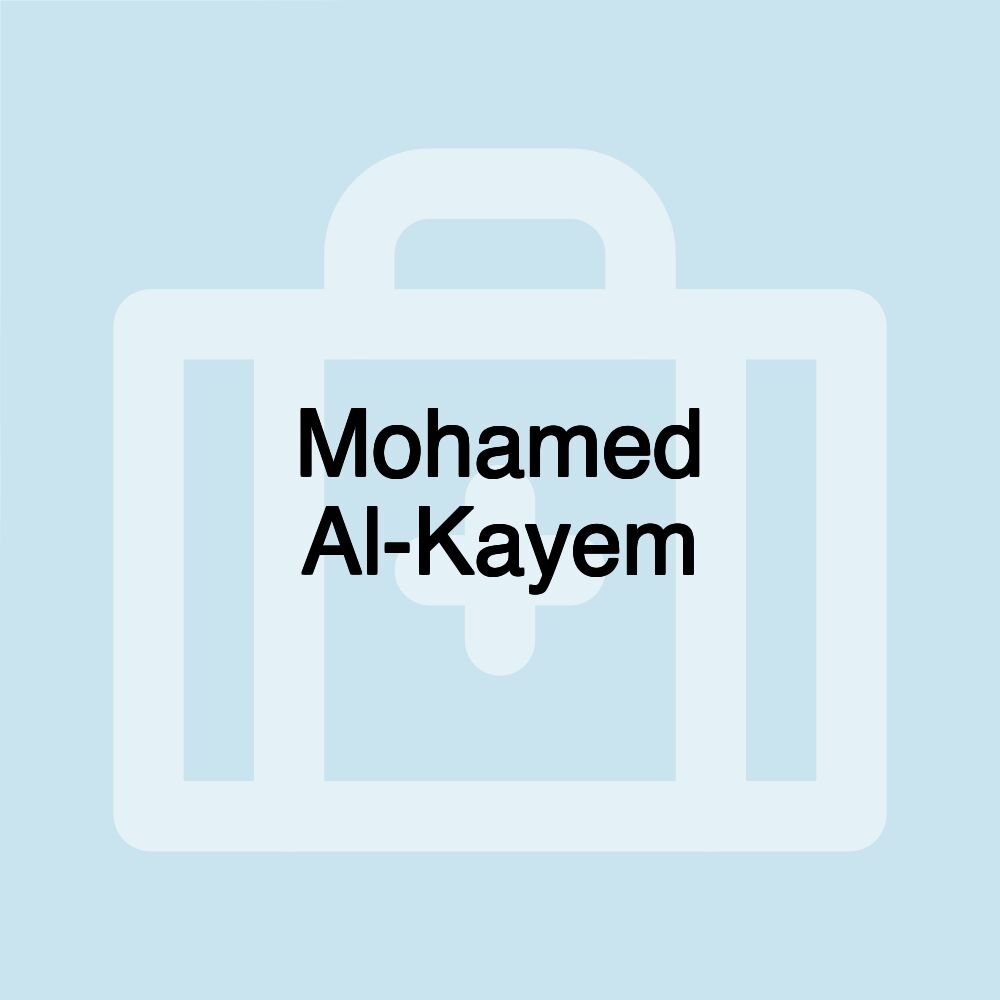 Mohamed Al-Kayem