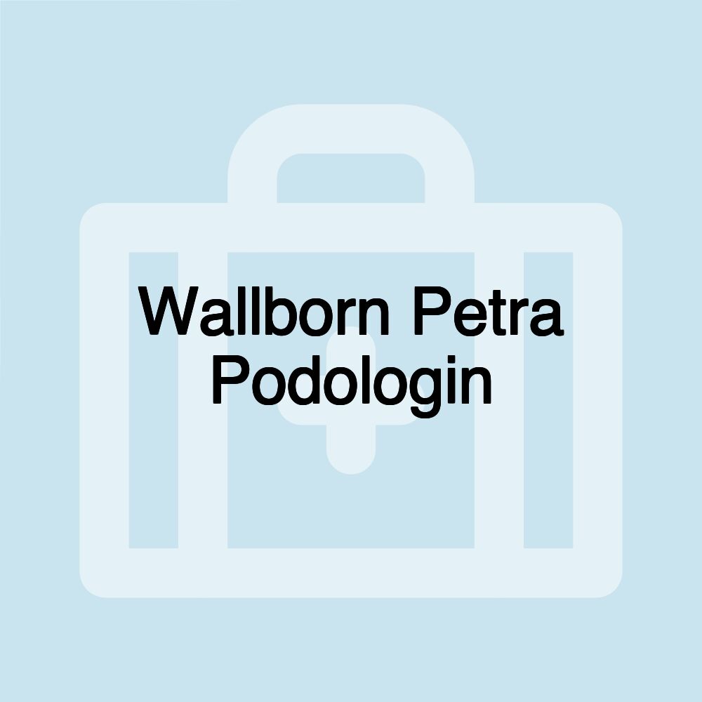 Wallborn Petra Podologin