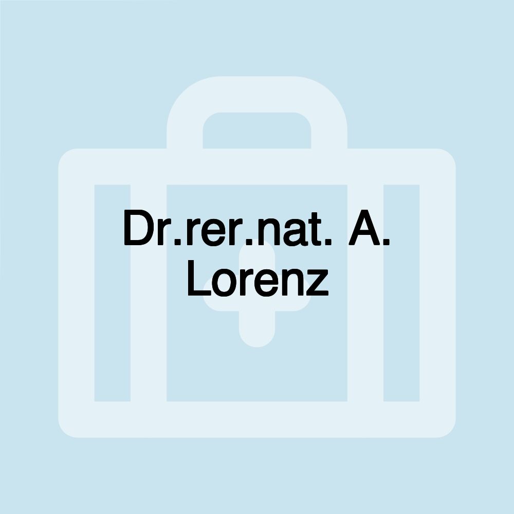 Dr.rer.nat. A. Lorenz