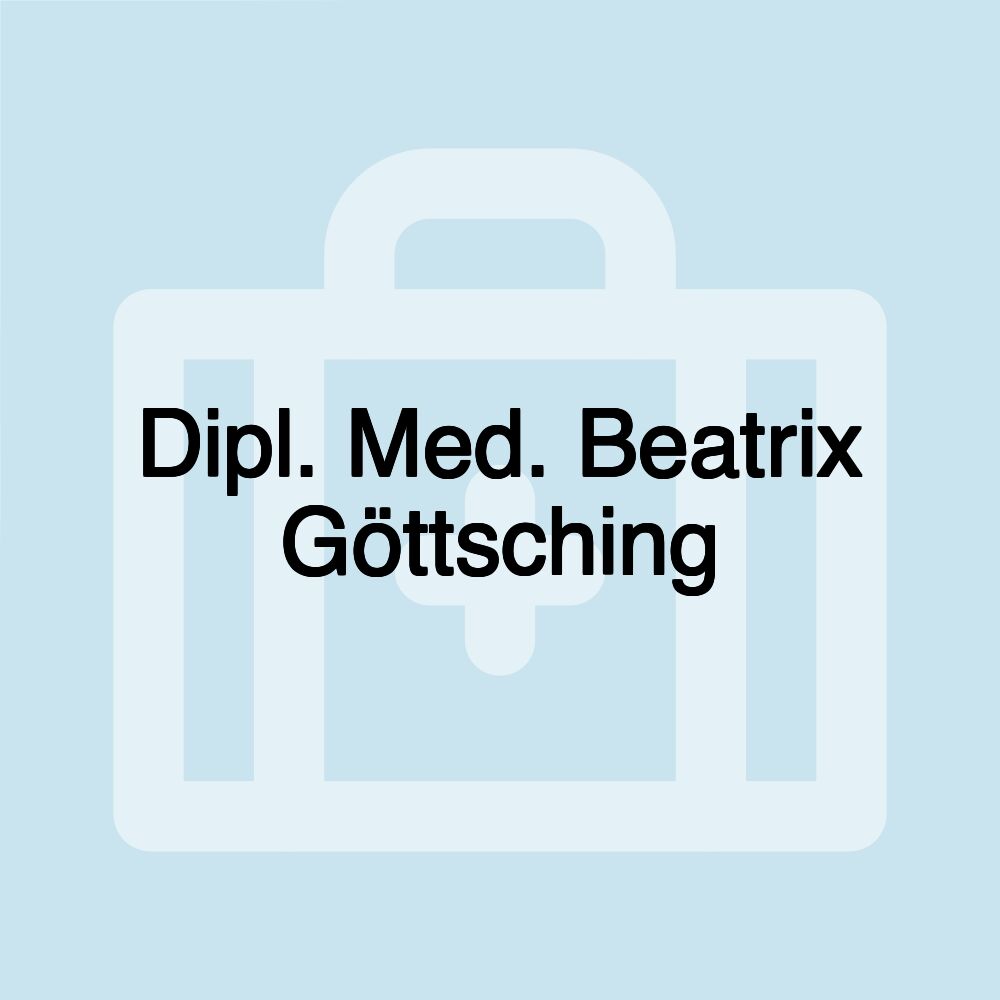 Dipl. Med. Beatrix Göttsching