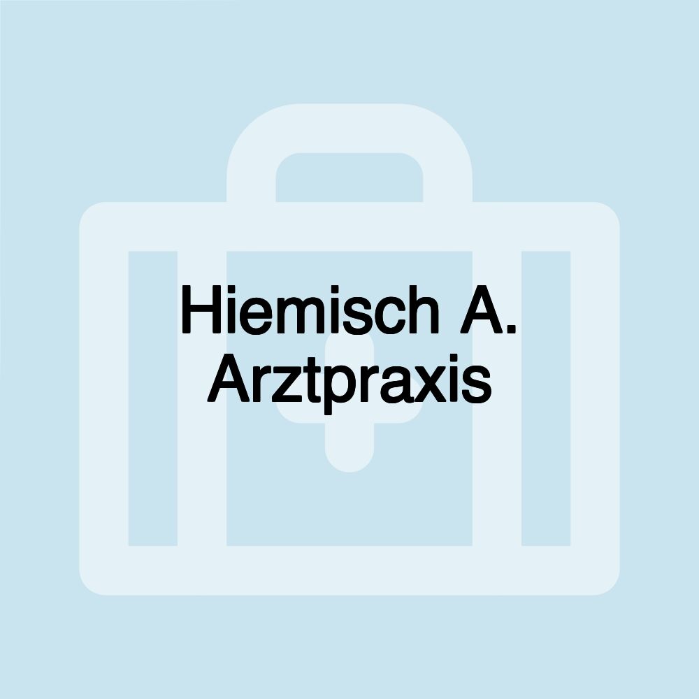 Hiemisch A. Arztpraxis