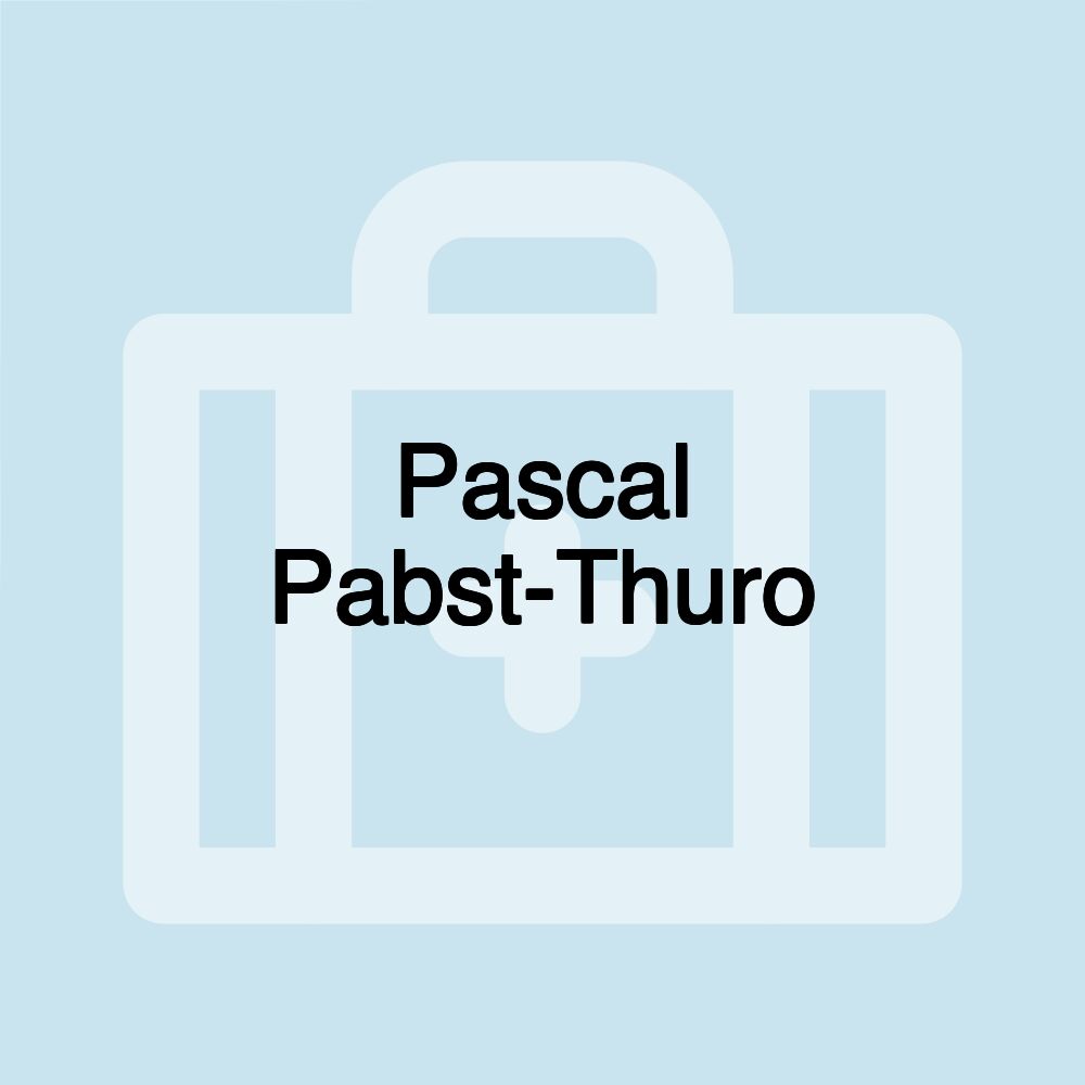 Pascal Pabst-Thuro