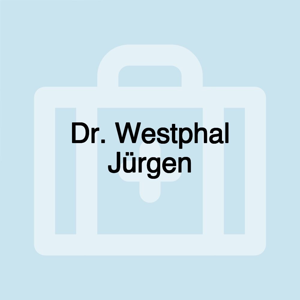 Dr. Westphal Jürgen