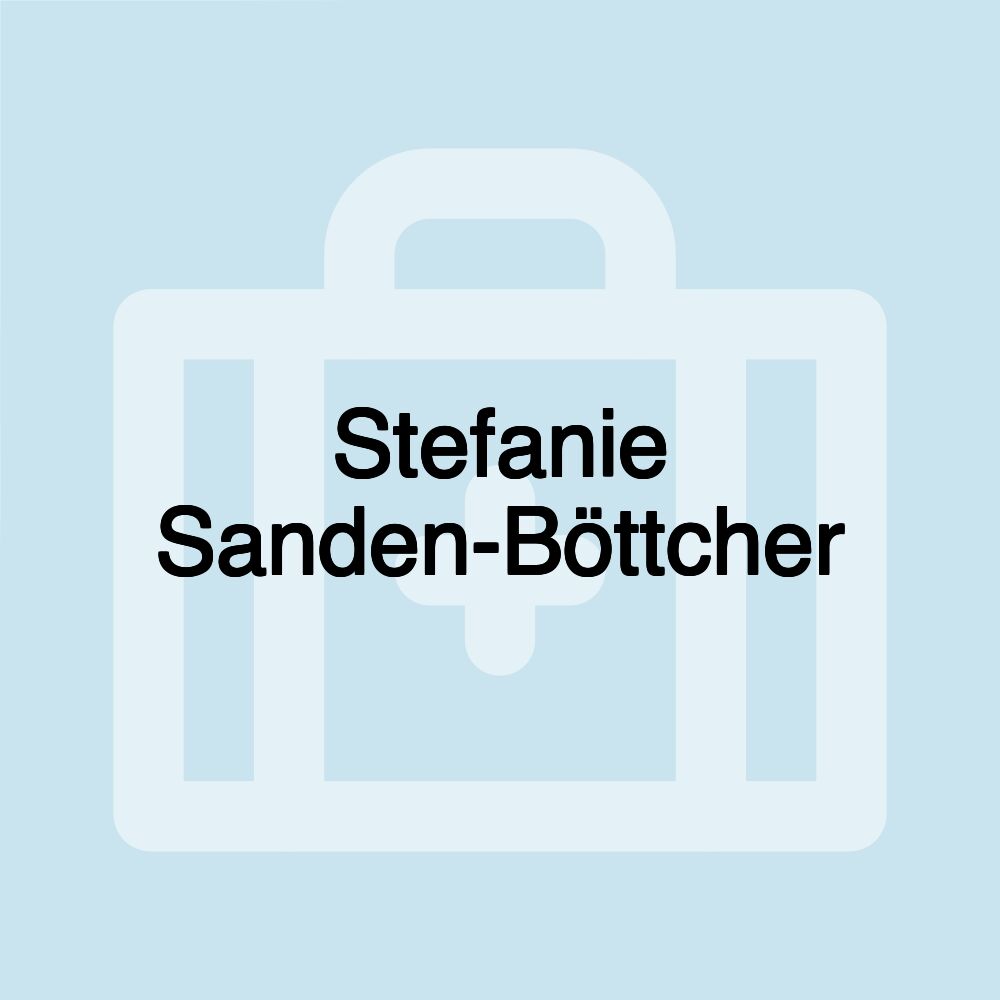 Stefanie Sanden-Böttcher