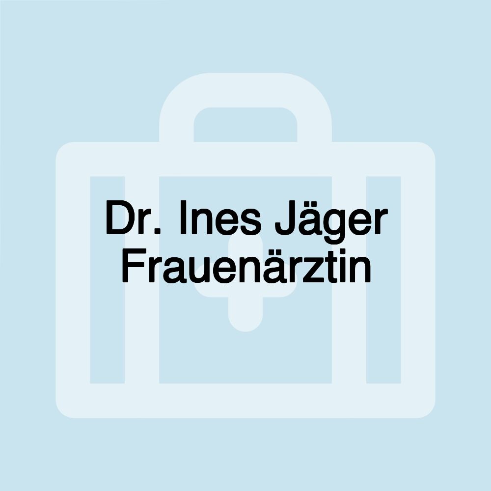 Dr. Ines Jäger Frauenärztin