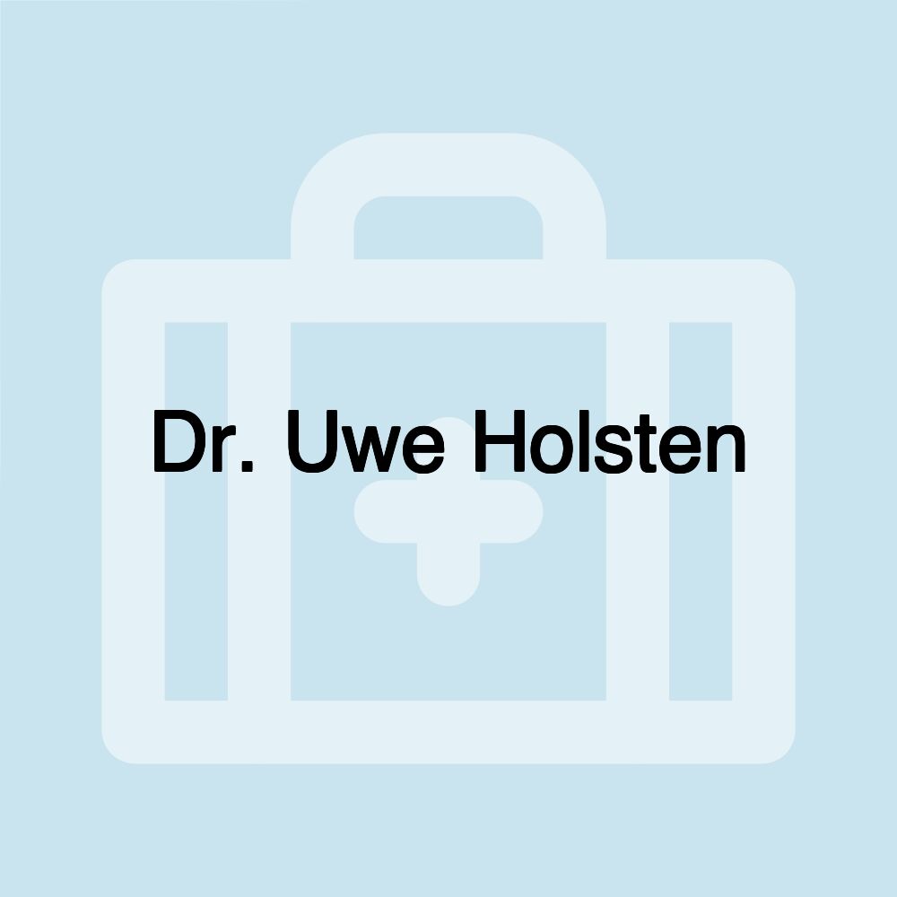 Dr. Uwe Holsten