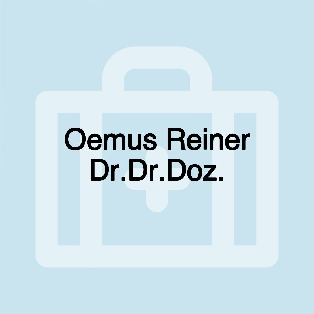 Oemus Reiner Dr.Dr.Doz.