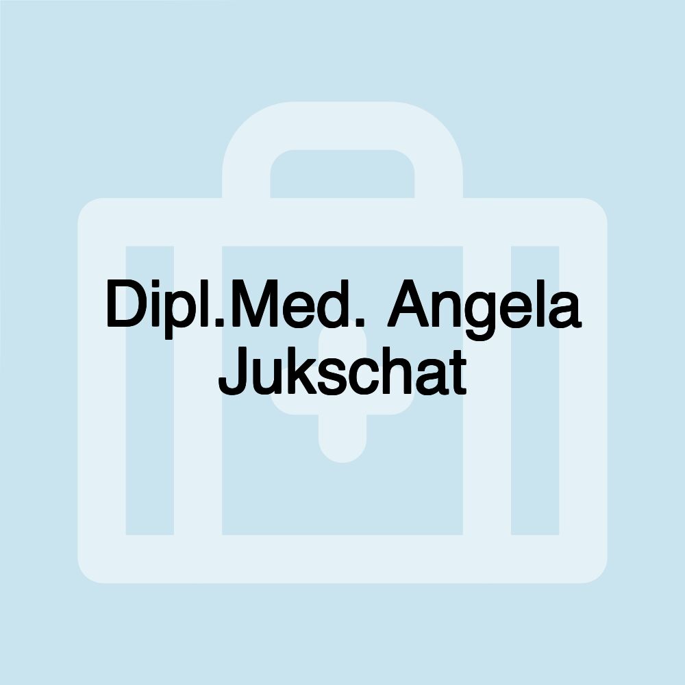 Dipl.Med. Angela Jukschat