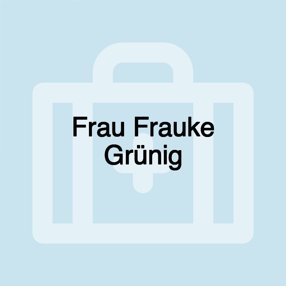 Frau Frauke Grünig