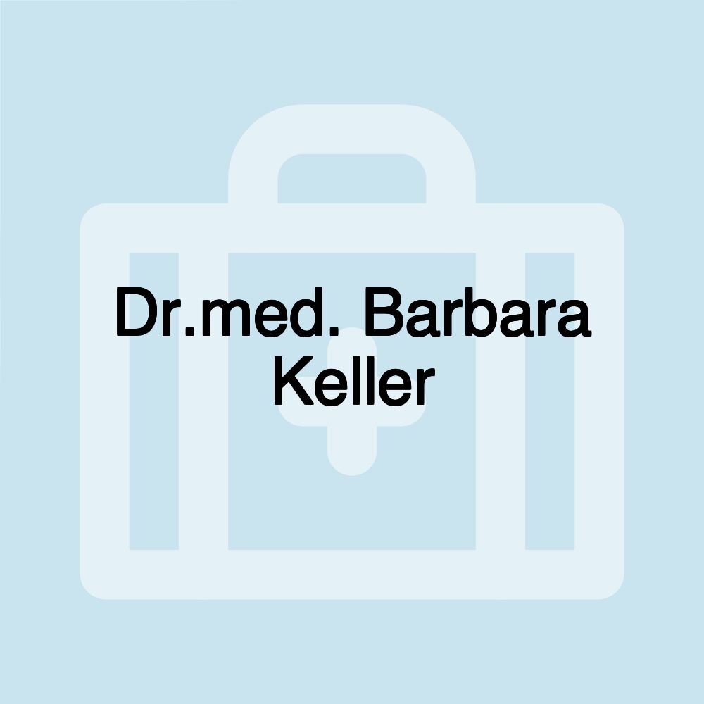 Dr.med. Barbara Keller