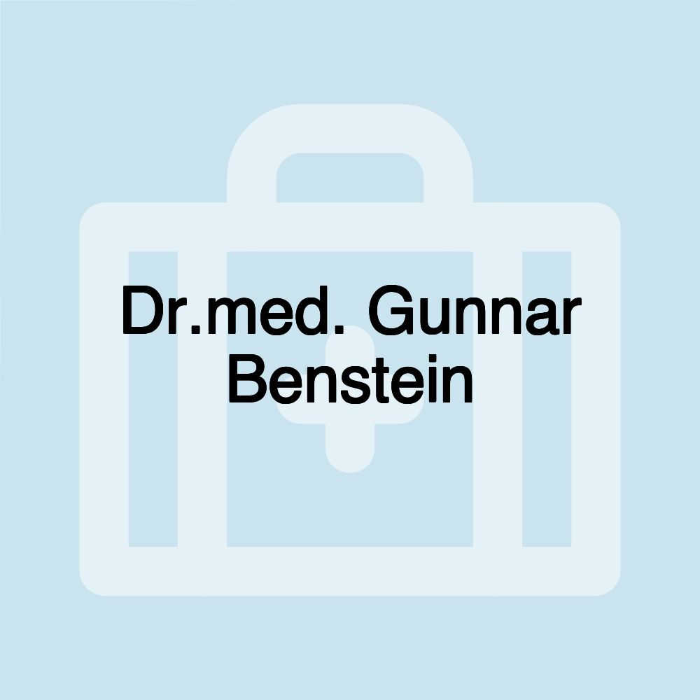 Dr.med. Gunnar Benstein