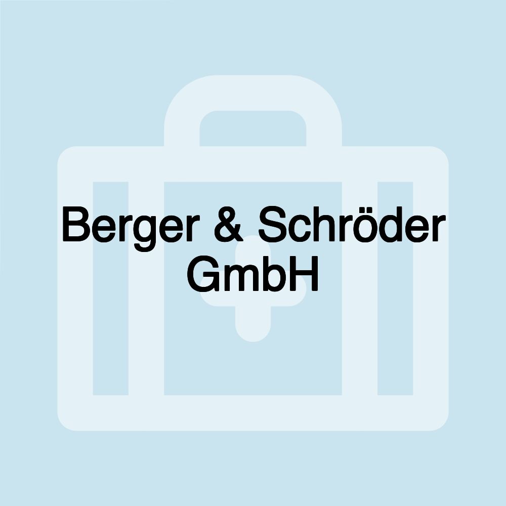 Berger & Schröder GmbH