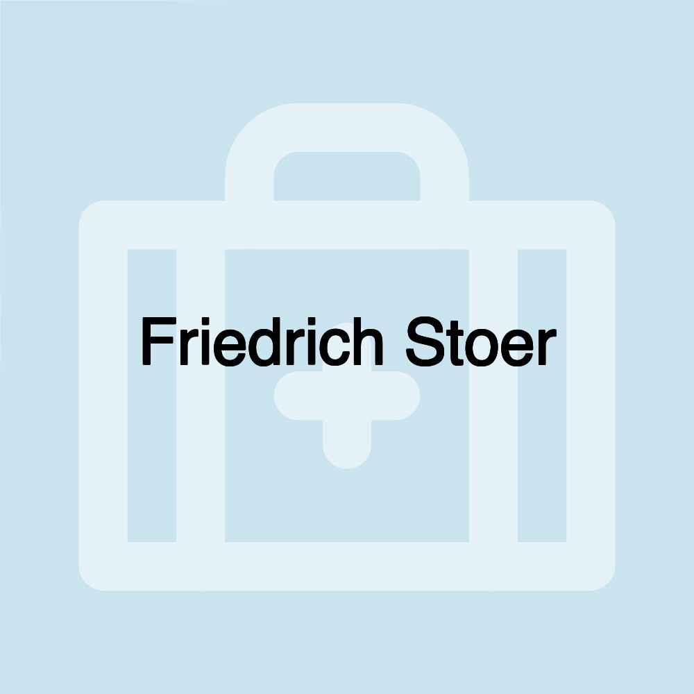 Friedrich Stoer