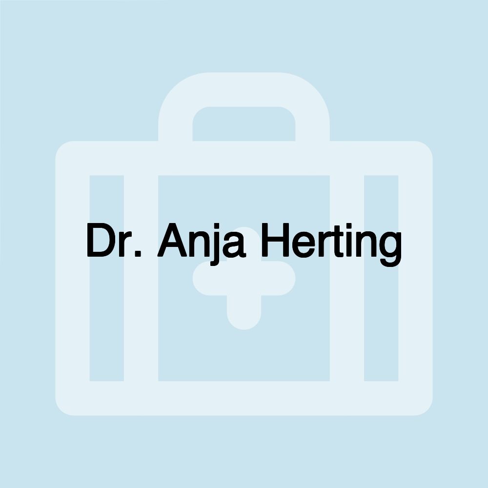 Dr. Anja Herting