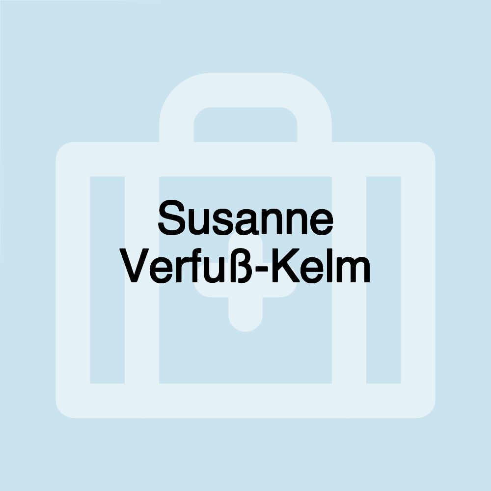 Susanne Verfuß-Kelm