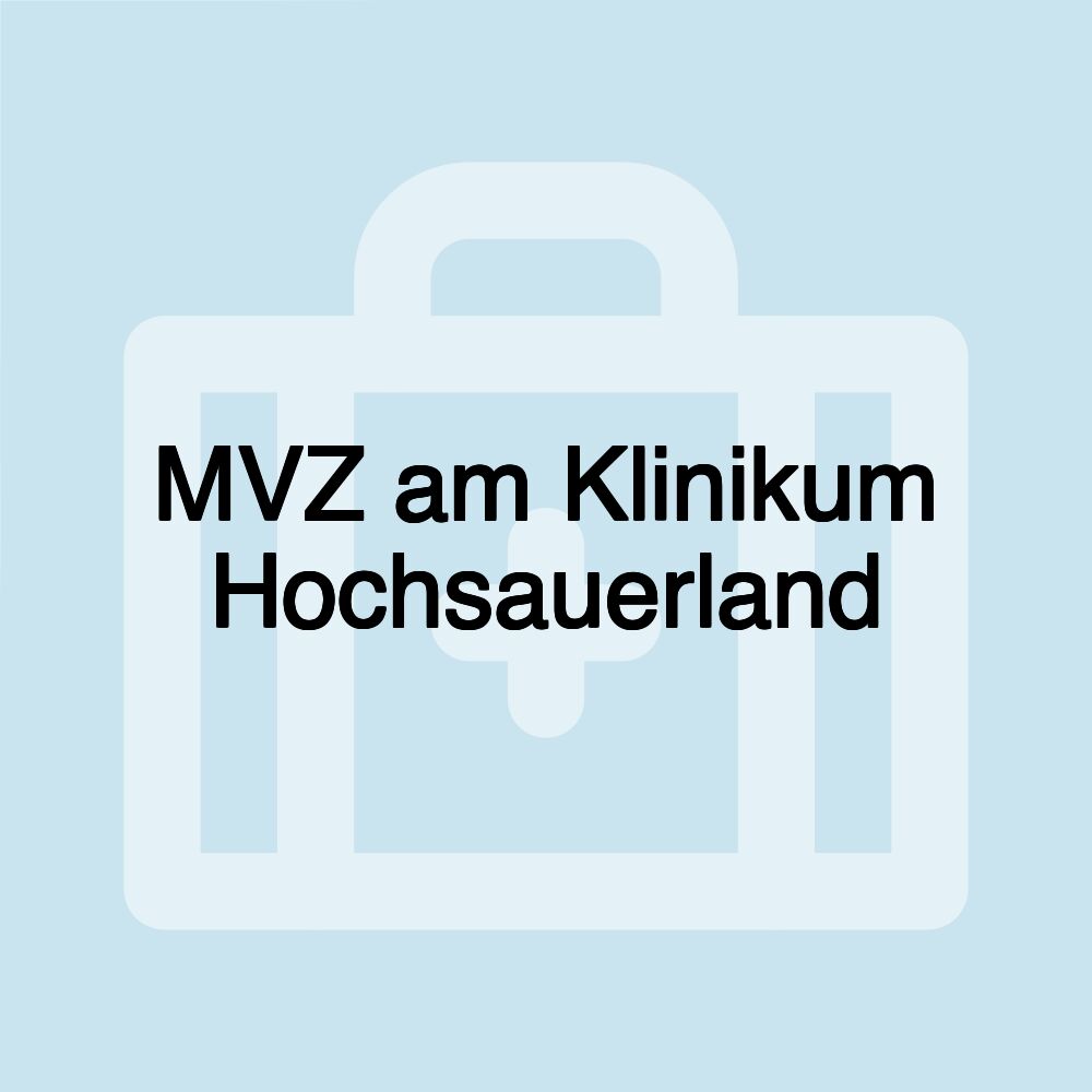 MVZ am Klinikum Hochsauerland