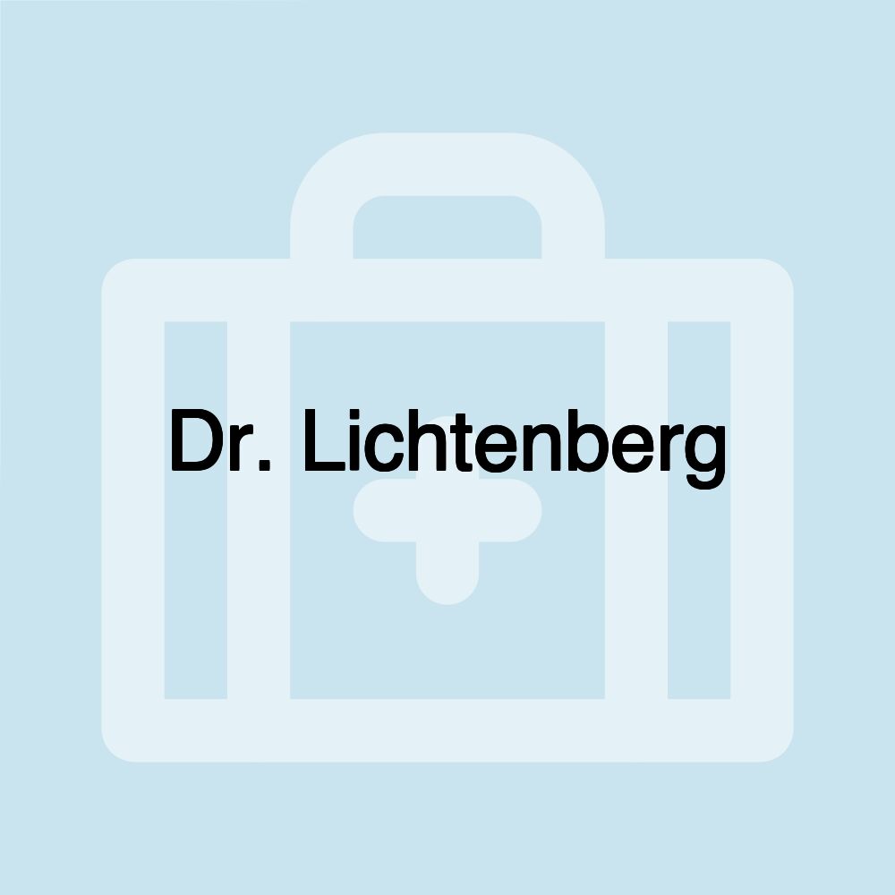 Dr. Lichtenberg