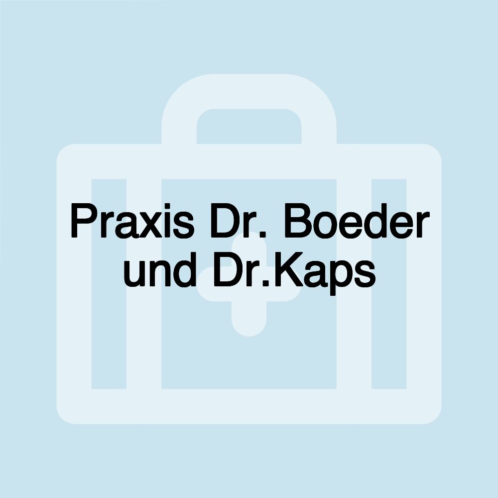 Praxis Dr. Boeder und Dr.Kaps