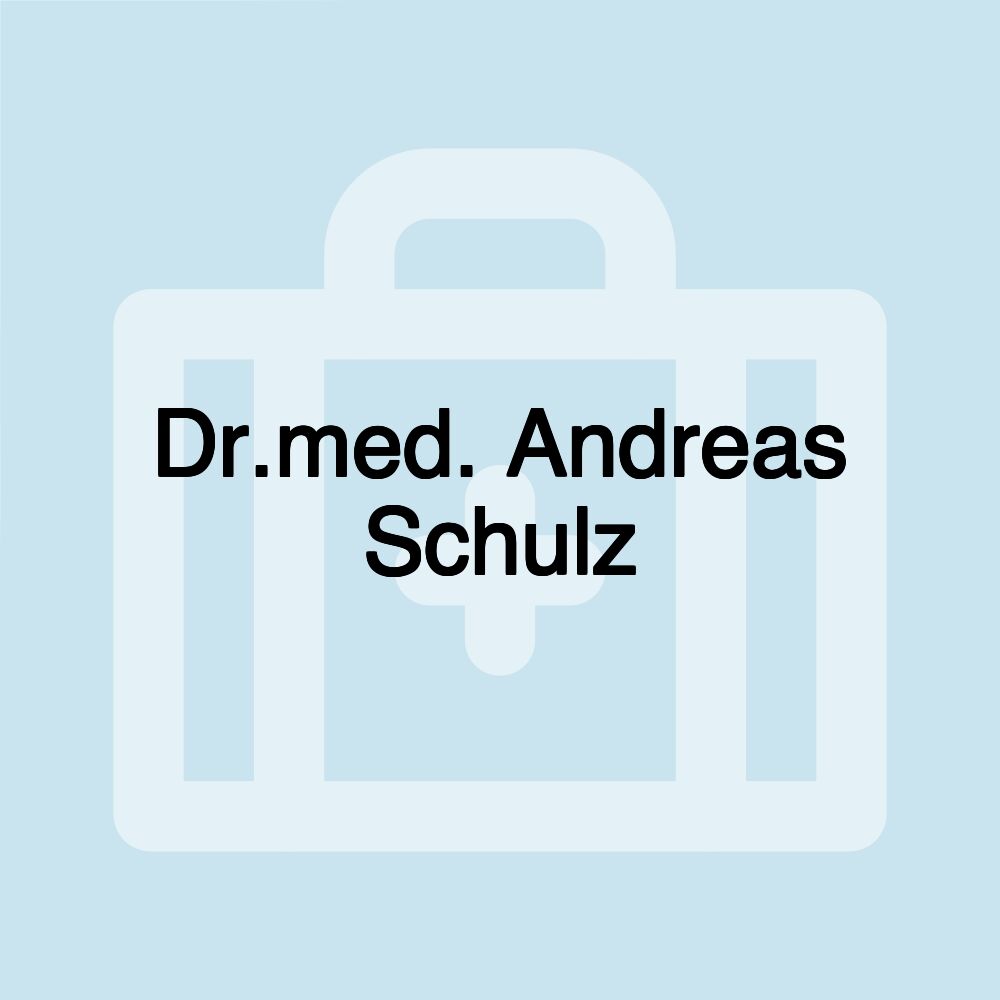 Dr.med. Andreas Schulz