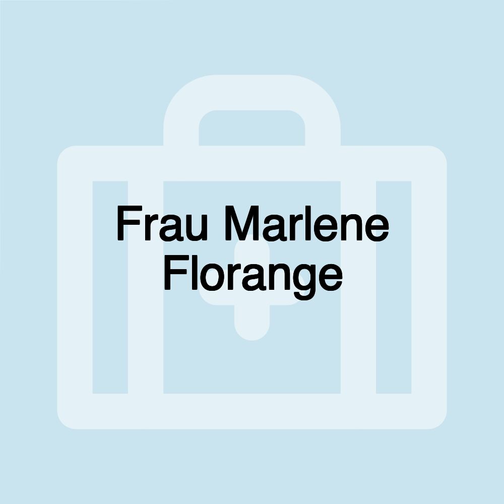 Frau Marlene Florange