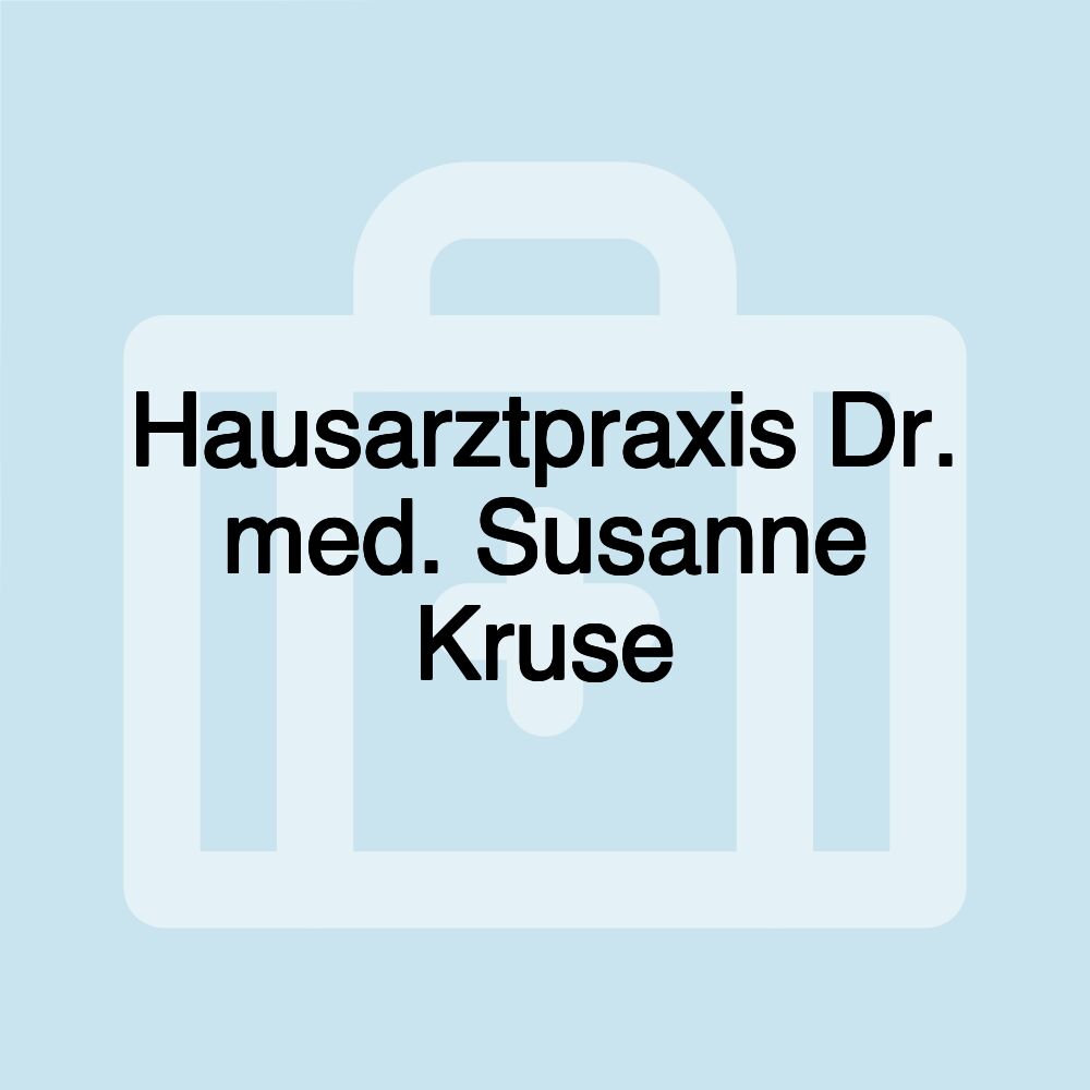 Hausarztpraxis Dr. med. Susanne Kruse