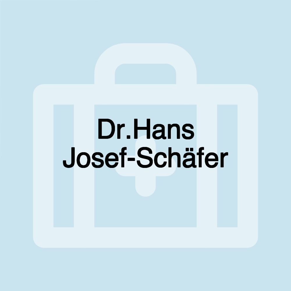 Dr.Hans Josef-Schäfer