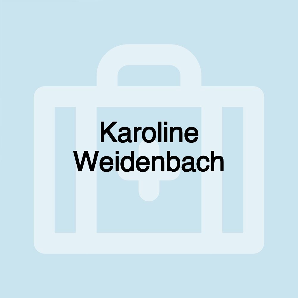 Karoline Weidenbach