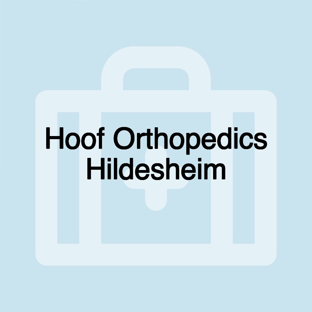 Hoof Orthopedics Hildesheim