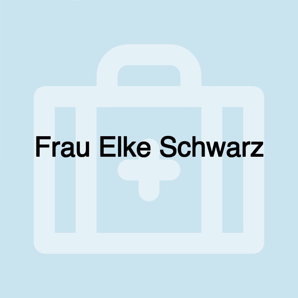 Frau Elke Schwarz