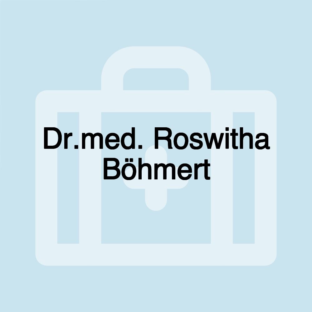 Dr.med. Roswitha Böhmert