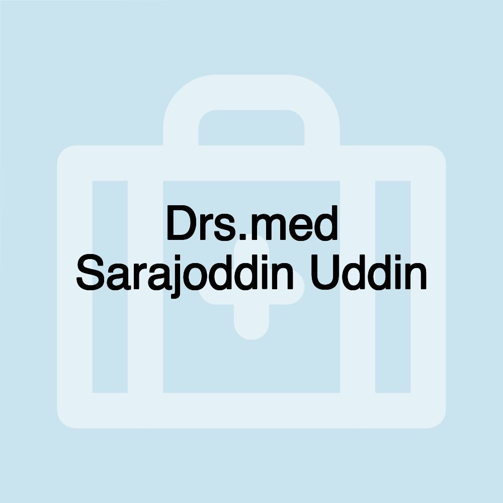 Drs.med Sarajoddin Uddin