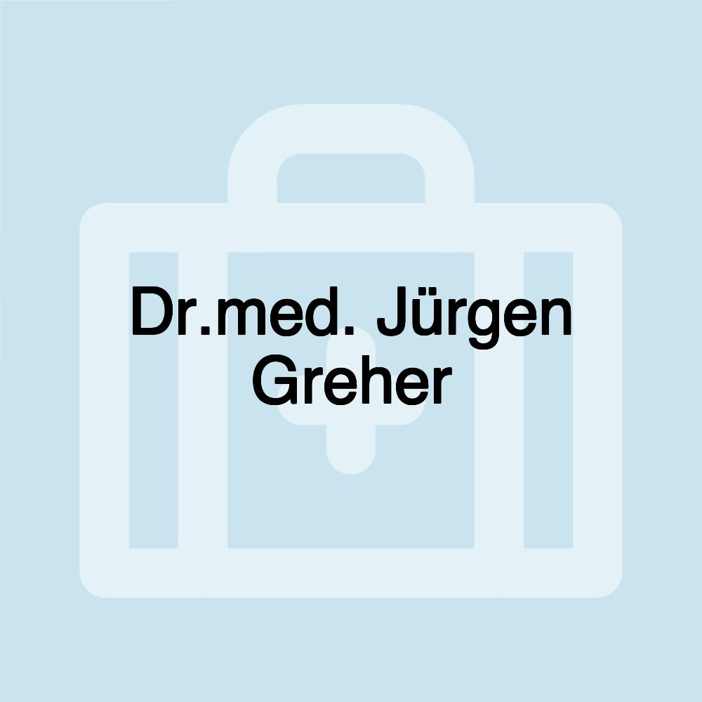 Dr.med. Jürgen Greher