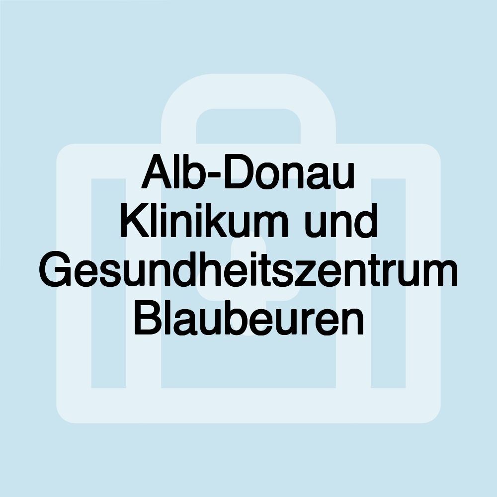 Alb-Donau Klinikum und Gesundheitszentrum Blaubeuren